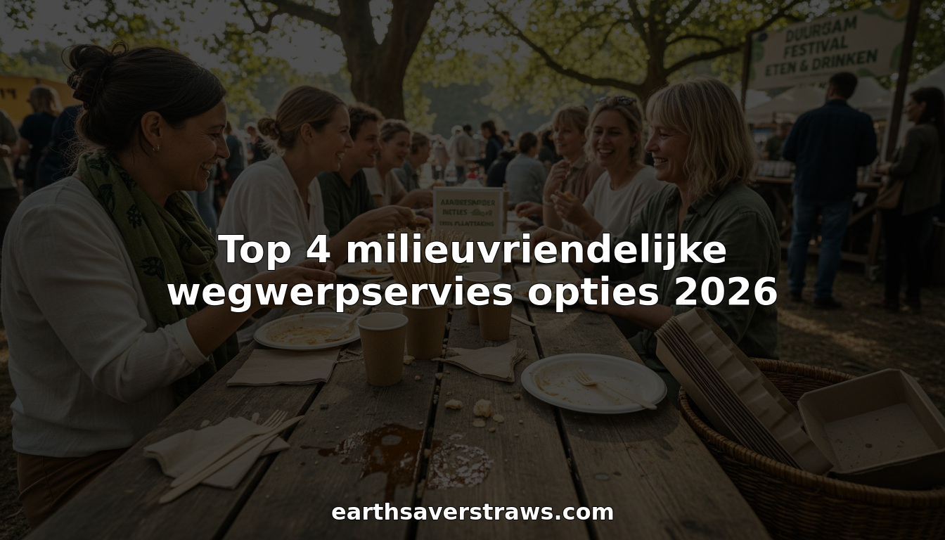 Op festivals kiezen steeds meer mensen voor milieuvriendelijk wegwerpservies.