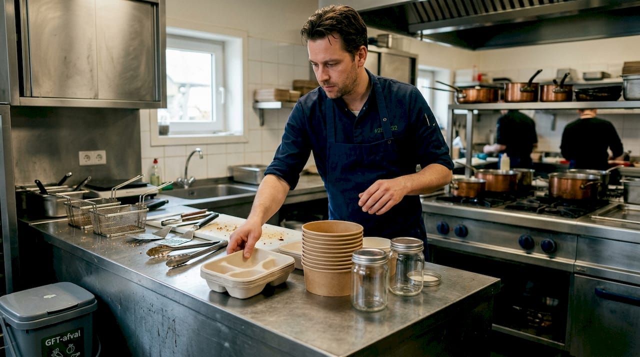 De chef staat voor de keuze: welke duurzame verpakkingen zijn het meest geschikt voor zijn gerechten?