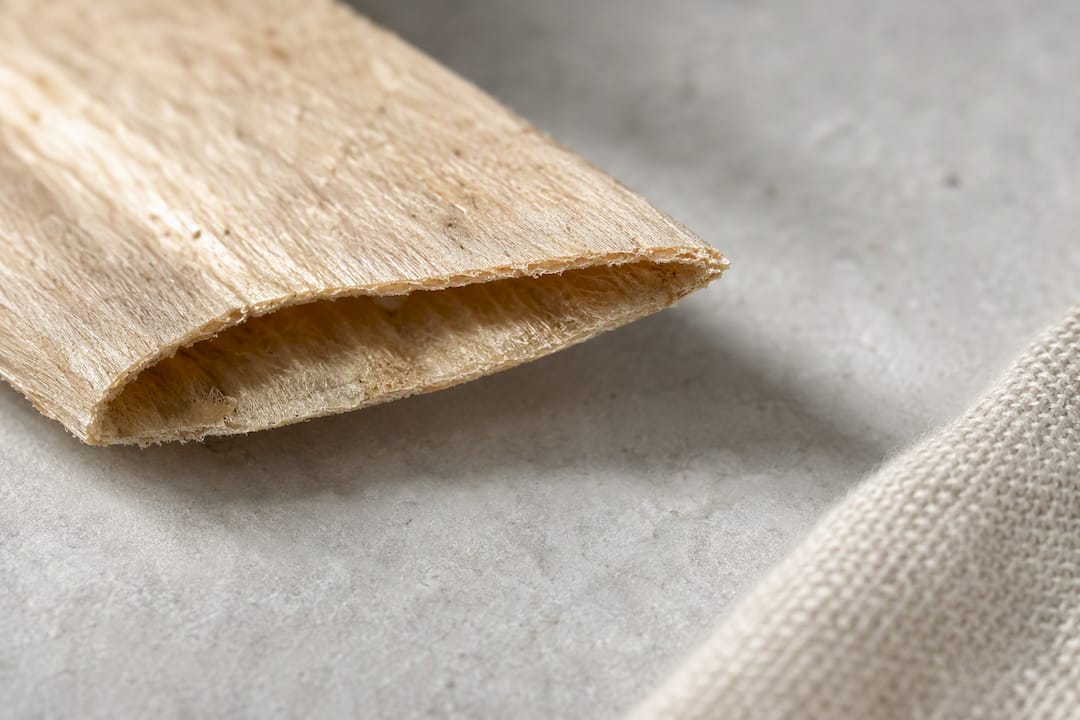 Vezelstructuur van plantaardig materiaal