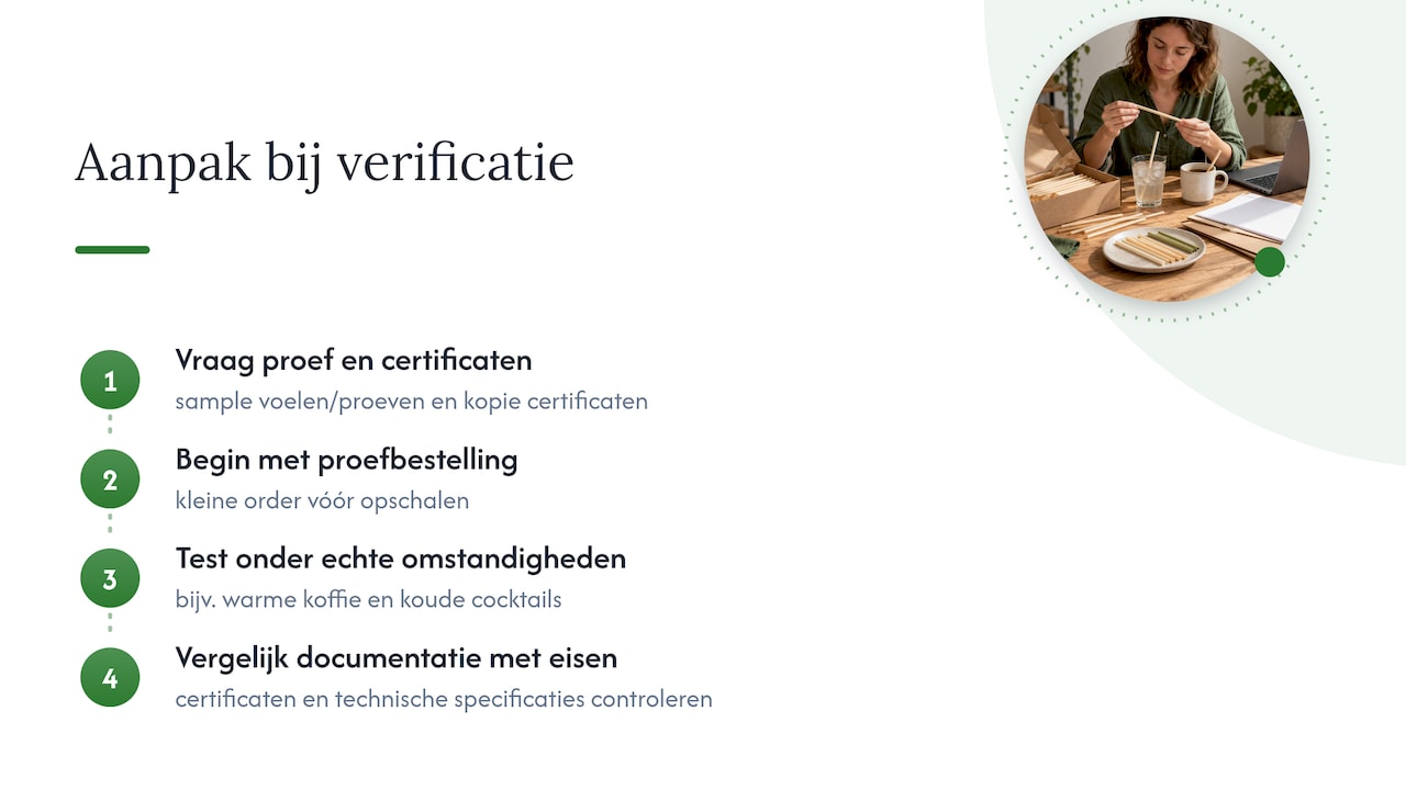 Hoe wij bij Earthsaver Straws tegen verificatie aankijken — overview diagram
